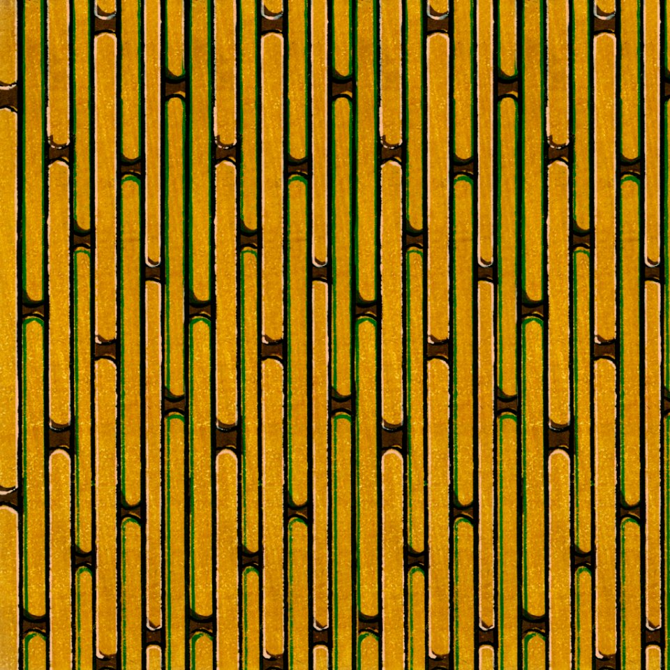 Vintage woodblock print of Japanese textile from Shima-Shima (1904) by Furuya Korin. Digitally enhanced from our own original edition.