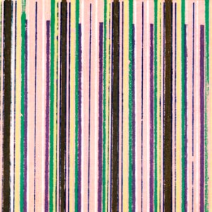 Vintage woodblock print of Japanese textile from Shima-Shima (1904) by Furuya Korin. Digitally enhanced from our own original edition.