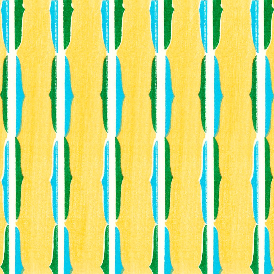 Vintage woodblock print of Japanese textile from Shima-Shima (1904) by Furuya Korin. Digitally enhanced from our own original edition.