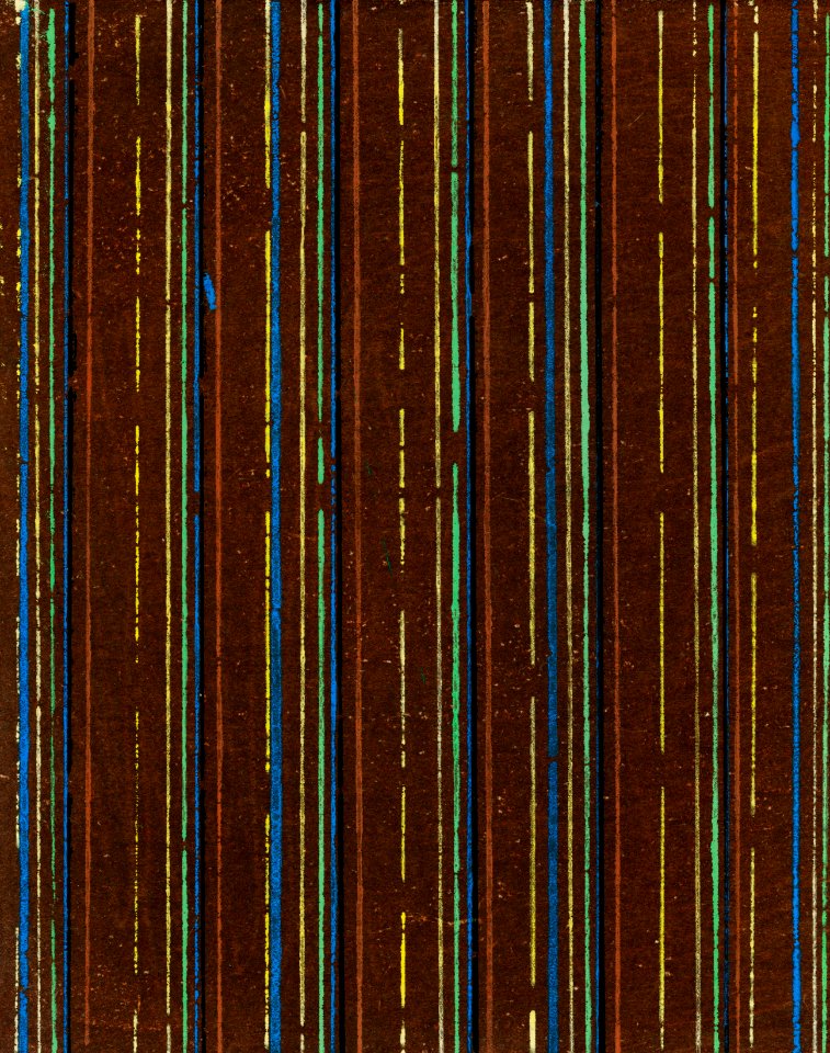 Vintage woodblock print of Japanese textile from Shima-Shima (1904) by Furuya Korin. Digitally enhanced from our own original edition.