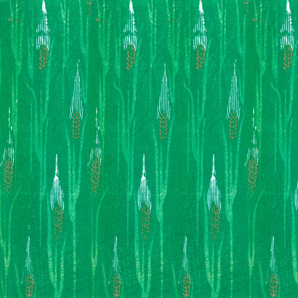 Vintage woodblock print of Japanese textile from Shima-Shima (1904) by Furuya Korin. Digitally enhanced from our own original edition.