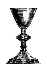 Vintage European style chalice engraving from London (illustrated). A complete guide to the leading hotels, places of amusement. Also a directory of first-class reliable houses in the various branches of trade by Anonymous (1872).. Free illustration for personal and commercial use.