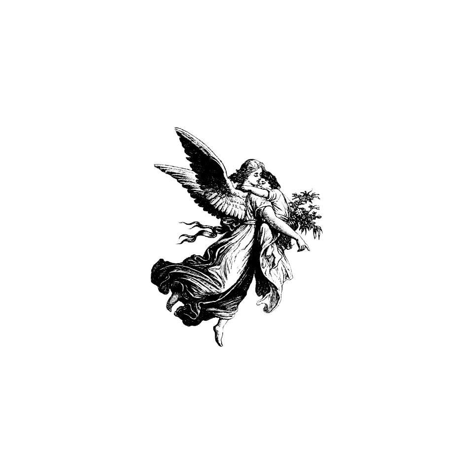 Vintage Victorian style angel.