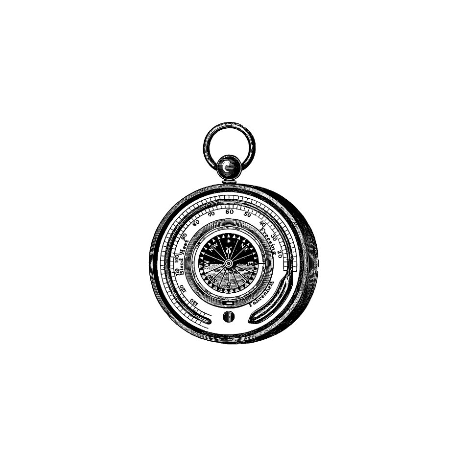 Aneroid barometer published by Robinson, Son & Pike (1872).