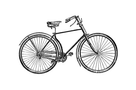 Vintage bicycle from Where to Buy at Coventry. An Illustrated Local Trades' Review, by the Editor of the Agents' Guide etc, Appendix published by Robinson, Son & Pike (1891).