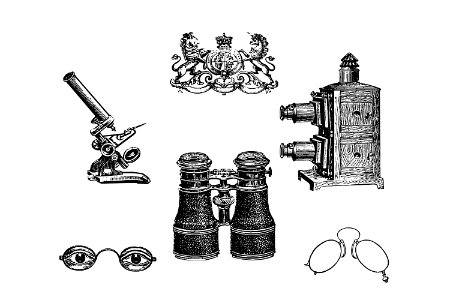 Steward's vintage tools set published by Henry Herbert (1872).. Free illustration for personal and commercial use.