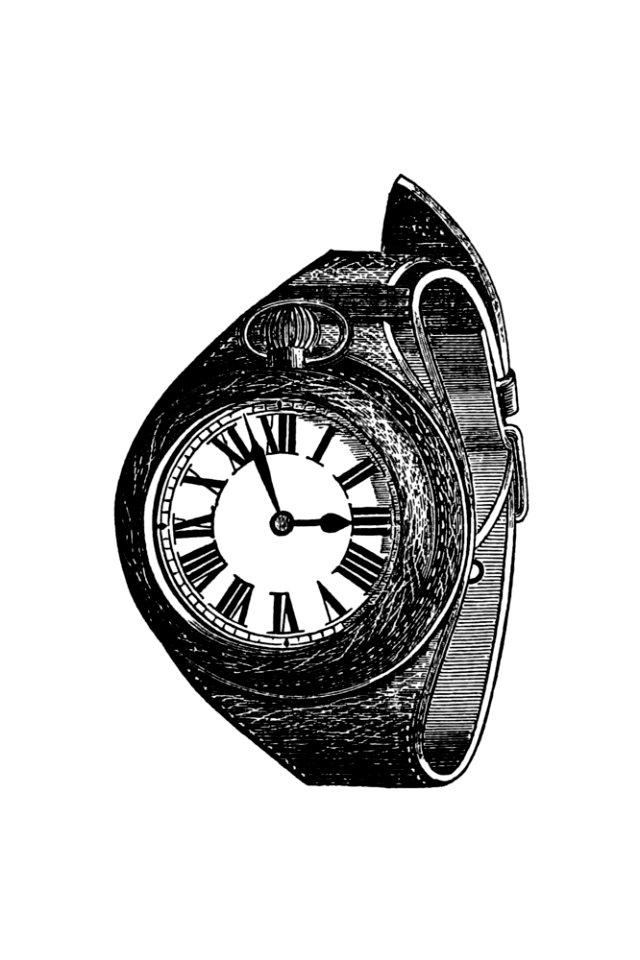 Wrist watch from Cycling in Bengal, A Guide to Practical Tours.. The Official Handbook of the Bengal Cyclists Association published by W. Newman & Co. (1898).