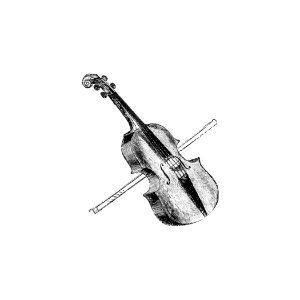 Violin from Gerard Mastyn, the son of a genius (1877) published by Edwin Harcourt Burrage.. Free illustration for personal and commercial use.
