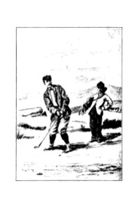 Vintage golfer from Won at the Last Hole. A Golfing Romance, Etc published by Cassell & Co. (1893).. Free illustration for personal and commercial use.