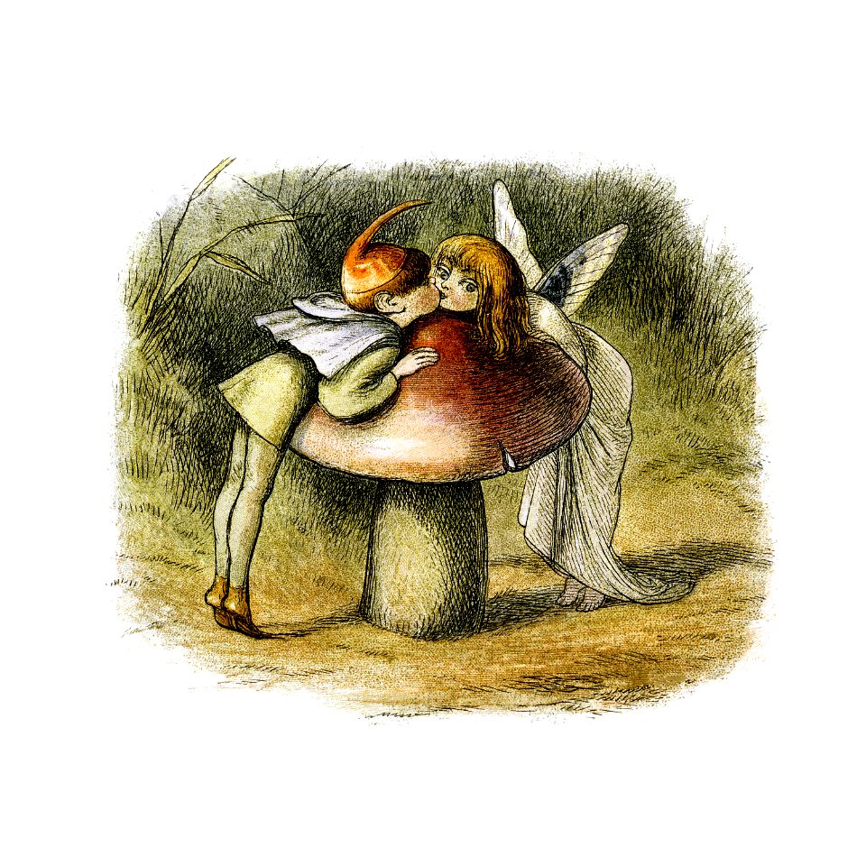 Forest nymphs from In Fairy Land A Series Of Pictures From The Elf-World published by Longmans & Co. (1870).