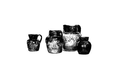 Pots from Old Songs. With Drawings by E.A Abbey and Alfred Parsons (1889).. Free illustration for personal and commercial use.