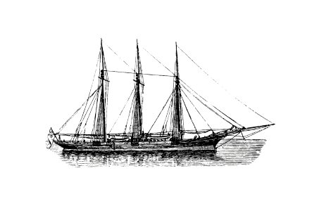 The Sunbeam when first launched from Sunshine And Storm In The East, Or Cruises To Cyprus And Constantinople illustrated by Hon A. Y. Bingham (1880).