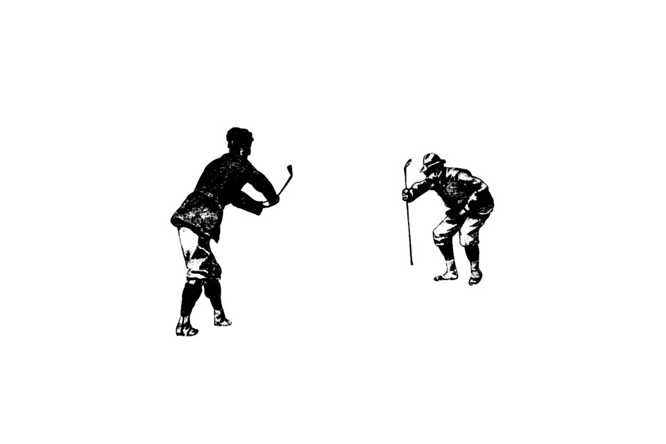 Vintage golfers from Won at the Last Hole. A Golfing Romance, Etc published by Cassell & Co. (1893).