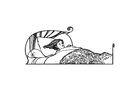 Bedtime from Verses for Grannie, Suggested by the Children illustrated by Dorothea A.H Drew (1899).