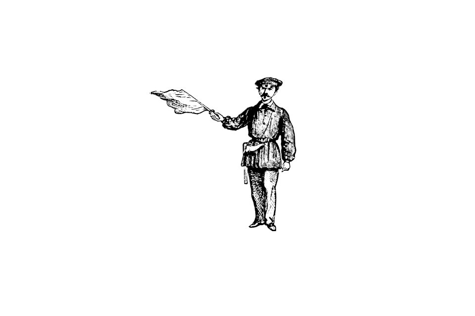 Soldier from Six Weeks Of Vacation (1880) published by Paul Poiré.