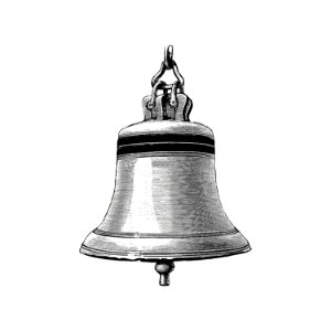 Bell from Elements of Geography published by Ginn & Co. (1898).. Free illustration for personal and commercial use.