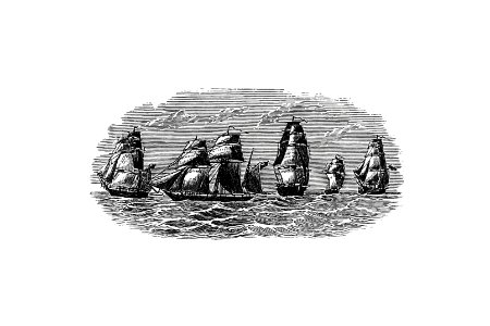 Ships from The eventful voyage of H.M. Discovery Ship Resolute to the Arctic Regions in search of Sir J. Franklin (1857) published by George Frederick Macdougall.. Free illustration for personal and commercial use.