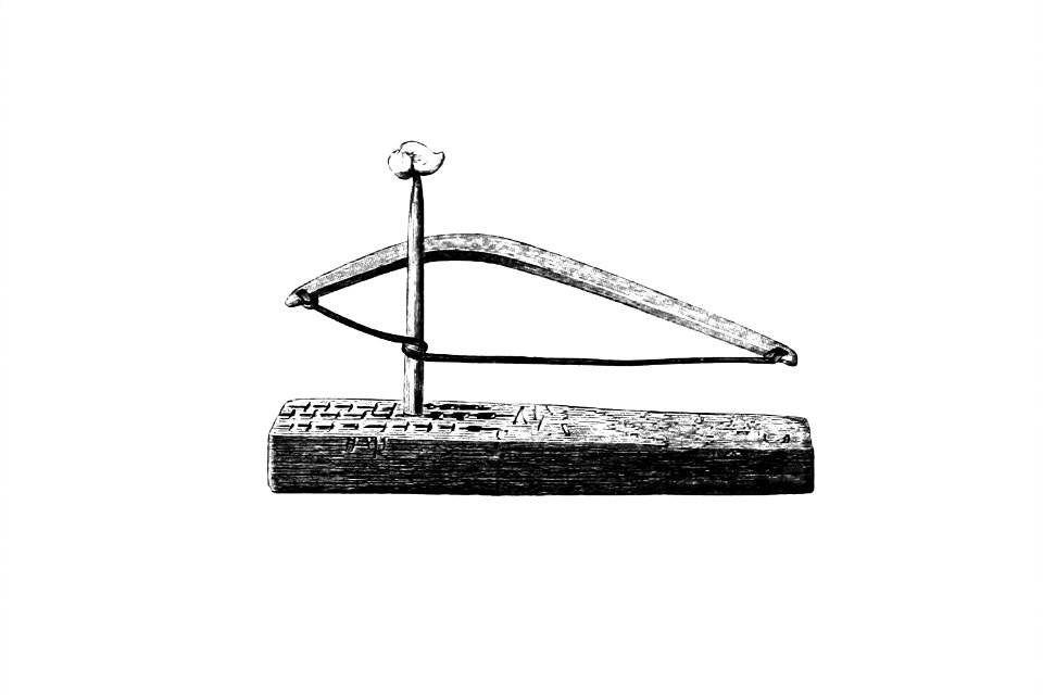 Bow drill from Vegas Travel Around Asia And Europe, Jemte A Historical Review On Previous Travel Along The Old World North Coast (1880) published by Nils Adolf Erik Nordenskiöl.