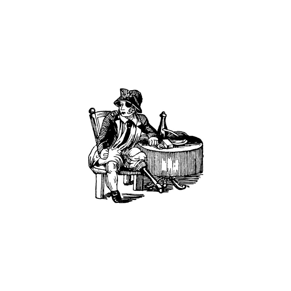 Sailor from Real Sailor-Songs. Collected and Edited by J. Ashton. Two Hundred Illustrations published by Leadenhall Press (1891).