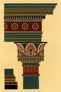 Neo-Grec pattern from The Practical Decorator and Ornamentist (1892) by G.A Audsley and M.A. Audsley. Digitally enhanced from our own original first edition of the publication.. Free illustration for personal and commercial use.