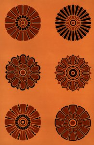 Neo-Grec pattern from The Practical Decorator and Ornamentist (1892) by G.A Audsley and M.A. Audsley. Digitally enhanced from our own original first edition of the publication.