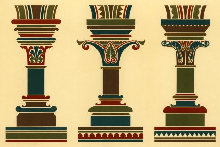 Gothic design elements from The Practical Decorator and Ornamentist (1892) by G.A Audsley and M.A. Audsley. Digitally enhanced from our own original first edition of the publication.. Free illustration for personal and commercial use.