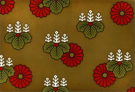 Floral designs Japanese imperial crests Japanese antique pattern from The Practical Decorator and Ornamentist (1892) by G.A Audsley and M.A. Audsley. Digitally enhanced from our own original first edition of the publication.. Free illustration for personal and commercial use.