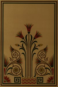 Neo-Grec pattern from The Practical Decorator and Ornamentist (1892) by G.A Audsley and M.A. Audsley. Digitally enhanced from our own original first edition of the publication.