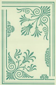 Greek ornamental pattern from The Practical Decorator and Ornamentist (1892) by G.A Audsley and M.A. Audsley. Digitally enhanced from our own original first edition of the publication.. Free illustration for personal and commercial use.