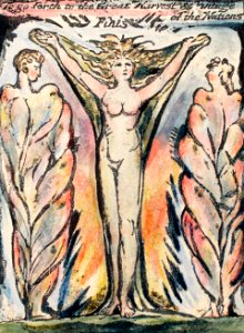 To go forth to the Great Harvest from Milton: a Poem, To Justify the Ways of God to Men by William Blake (1752-1827).