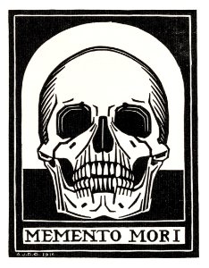 Memento mori (1916) by Julie de Graag (1877-1924).. Free illustration for personal and commercial use.