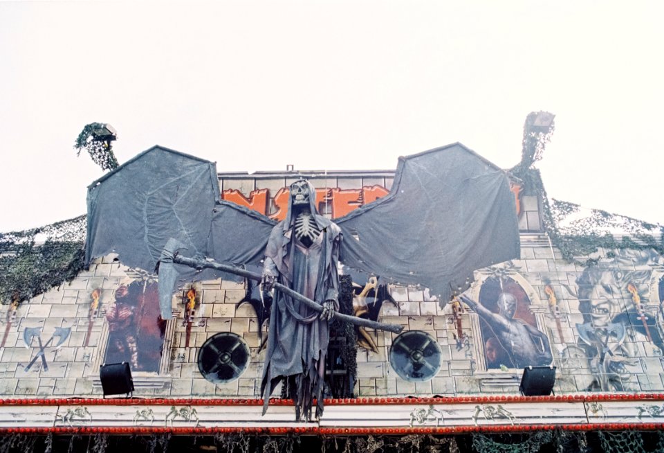 Haunted house at an amusement park