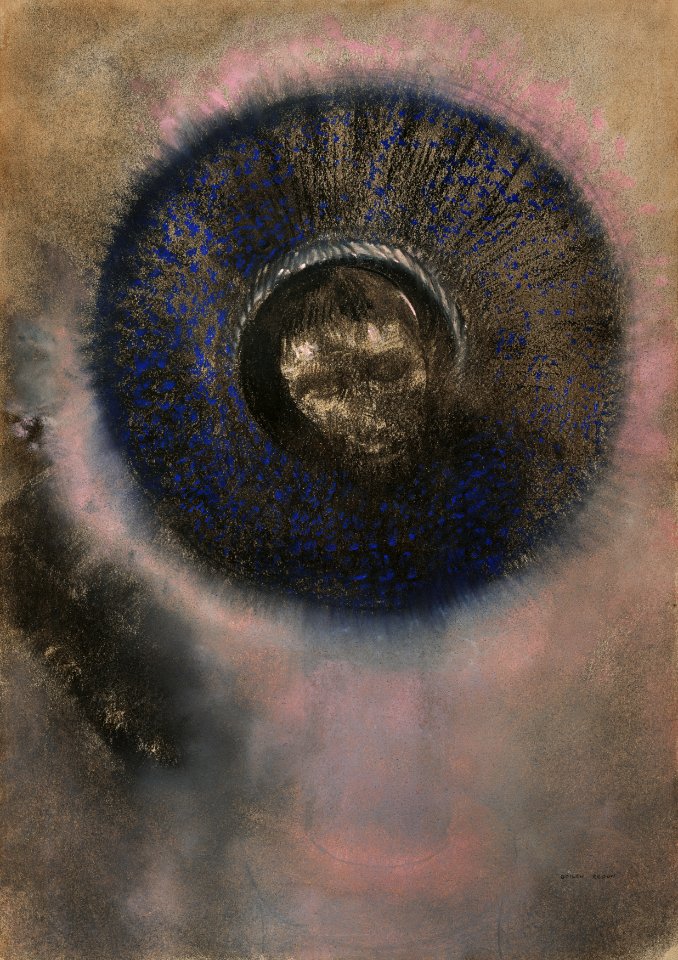 Head within an Aureole (1894—1895) by Odilon Redon.