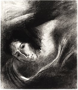 And the Devil That Deceived Them Was Cast Into the Lake of Fire and Brimstone, Where the Beast and the False Prophet Are (1899) by Odilon Redon.. Free illustration for personal and commercial use.
