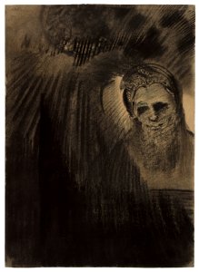 Apparition (1880—1890) by Odilon Redon.. Free illustration for personal and commercial use.