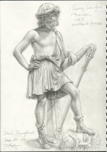 Drawing at the National Gallery of Art - David Triumphant (20151231)