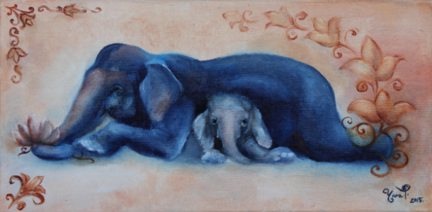 Artist: Yara Pirk - Medium: Oil on canvas