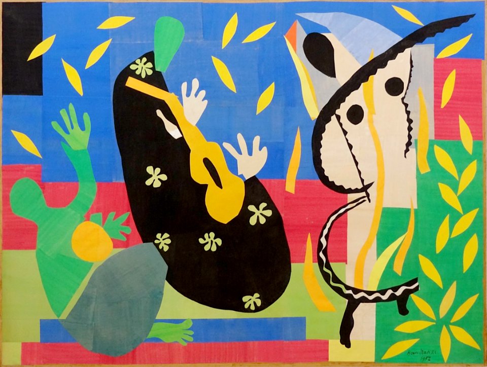 "La tristesse du roi", Henri Matisse, 1952. Centre Pompidou, Paris.