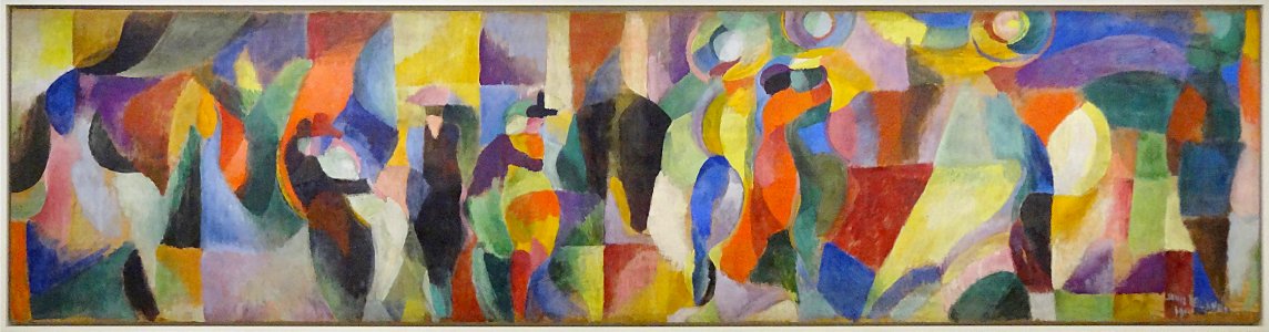 "Le bal Bulier", Sonia Delaunay, 1913. Centre Pompidou, Paris.