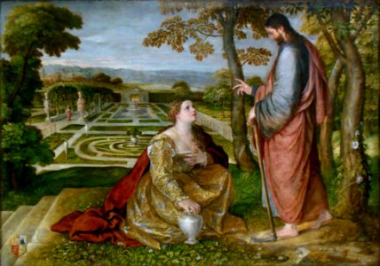 Noli me tangere, Lambert Sustris, entre 1548 et 1560.