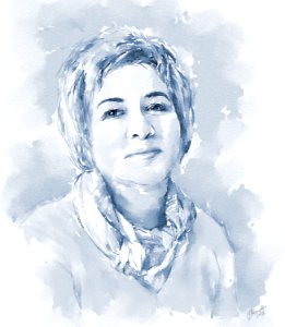 "Portrait of a woman" ("Poetess")
