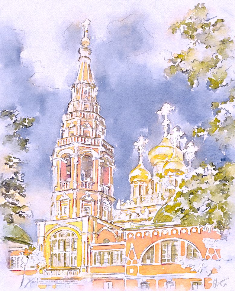 "The Resurrection Church in Kadashi (Moscow)", "Храм Воскресения Христова в Кадашах"