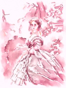 "Princess Elizabeth Belosselsky". Free illustration for personal and commercial use.