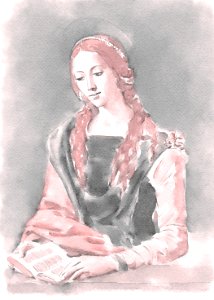 "Mary Magdalene". Free illustration for personal and commercial use.