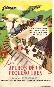 Los apuros de un pequeño tren. Free illustration for personal and commercial use.