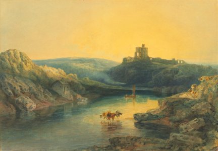 Norham Castle: Sunrise, exhibited 1798