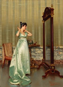 Vittorio Reggianini (italian) - In the boudoir