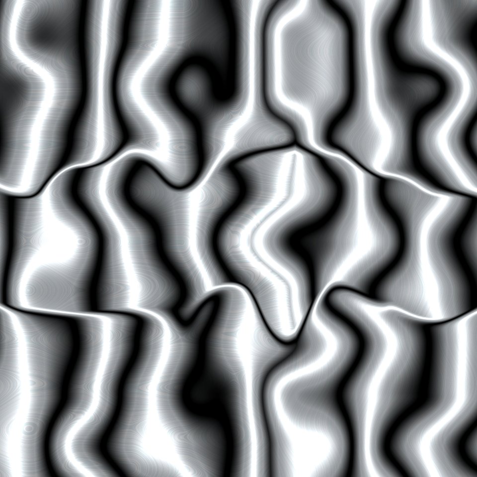 Folded metal: stainless steel ripples. Free illustration for personal and commercial use.
