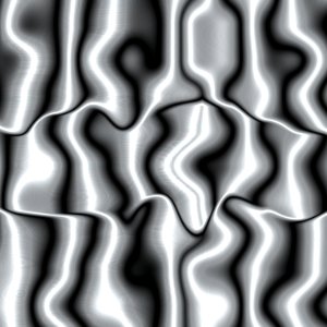 Folded metal: stainless steel ripples