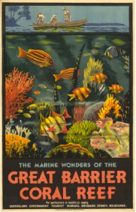 The Marine Wonders of the Great Barrier Coral Reef. Free illustration for personal and commercial use.